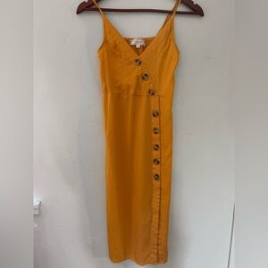 No Comment Amber Button-Down‎ Dress Small